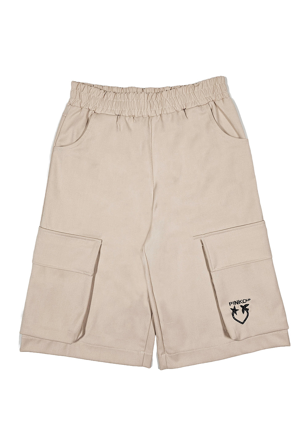 Bermuda beige per bambina