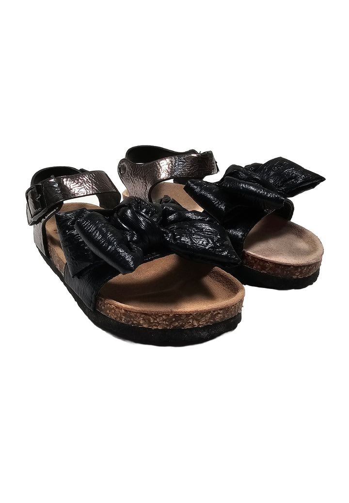 Schwarze Sandalen für Baby-Mädchen