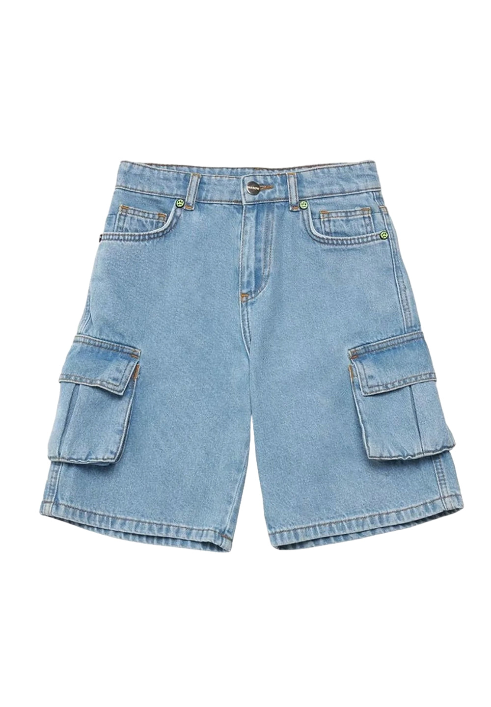 Bermuda blu denim chiaro per bambino