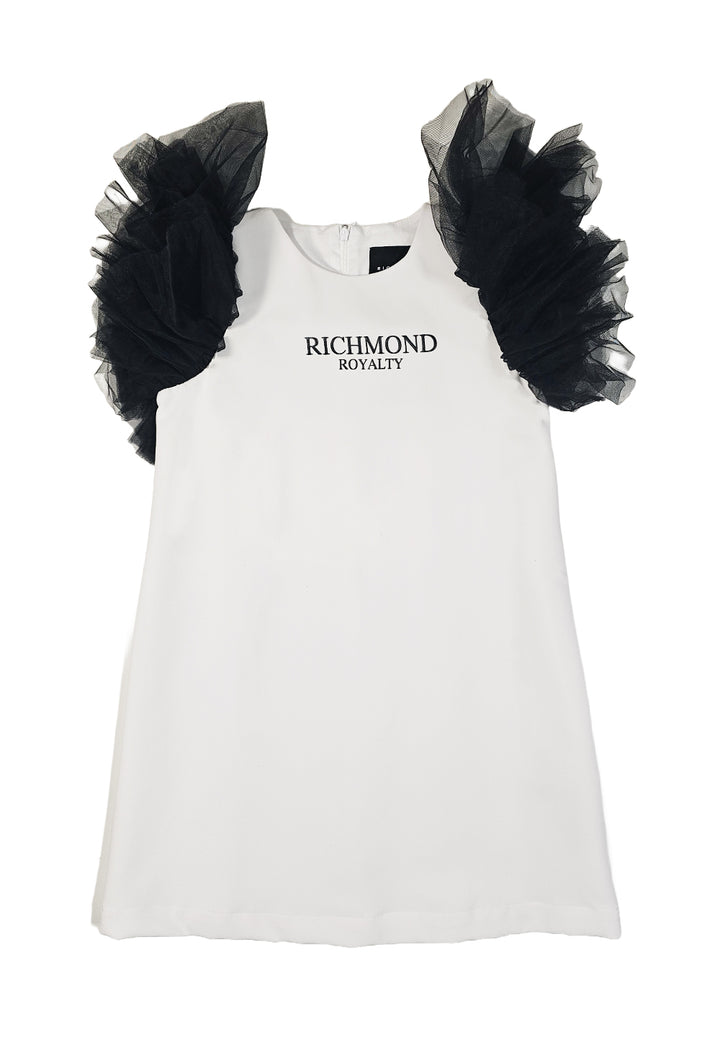 Robe noire et blanche pour fille