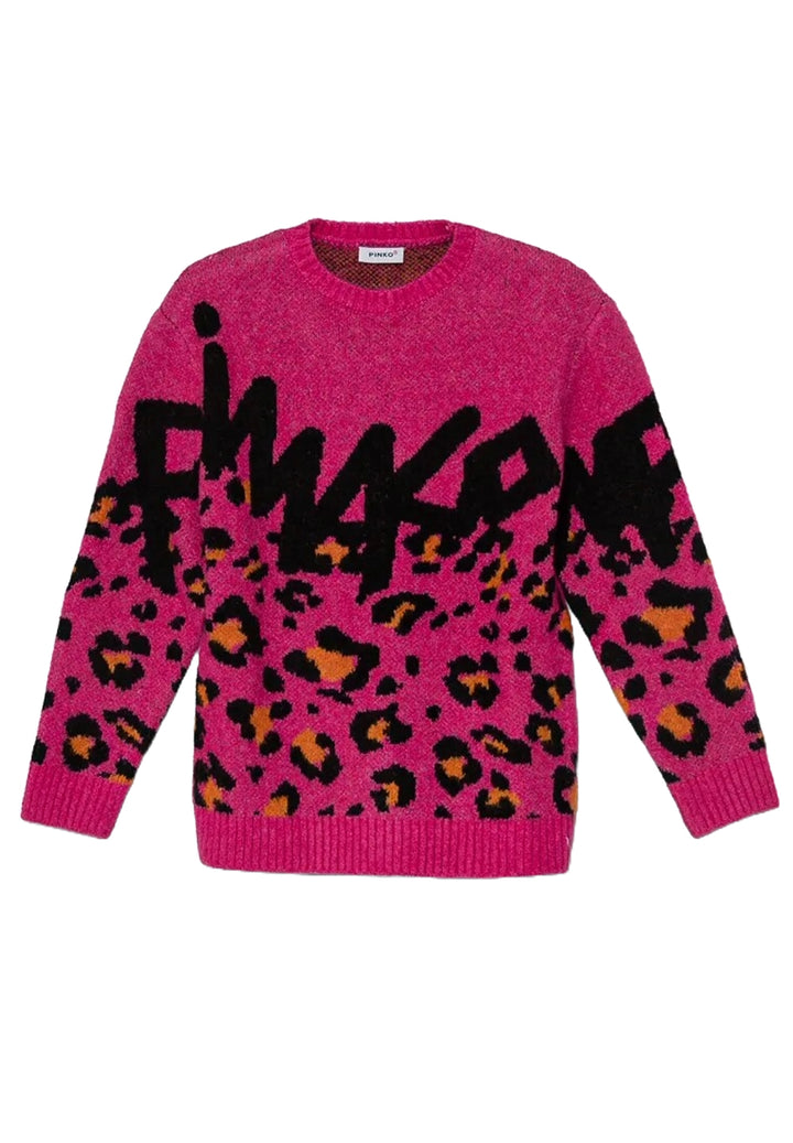 Maglione fuxia per bambina