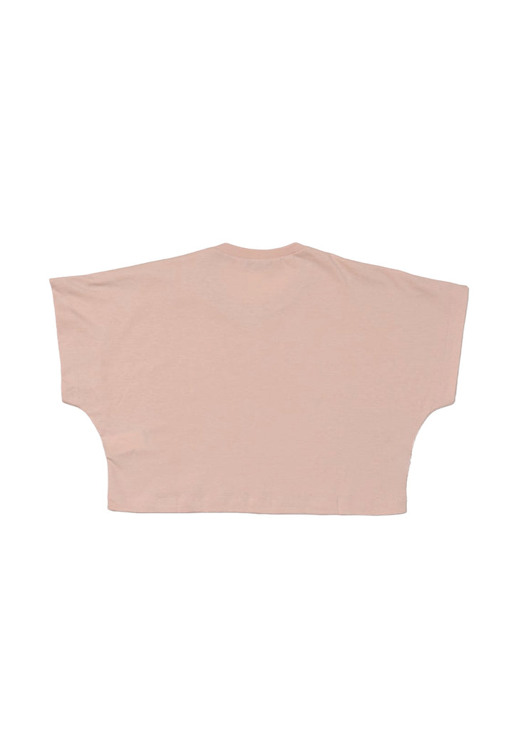 T-shirt rose poudré pour fille