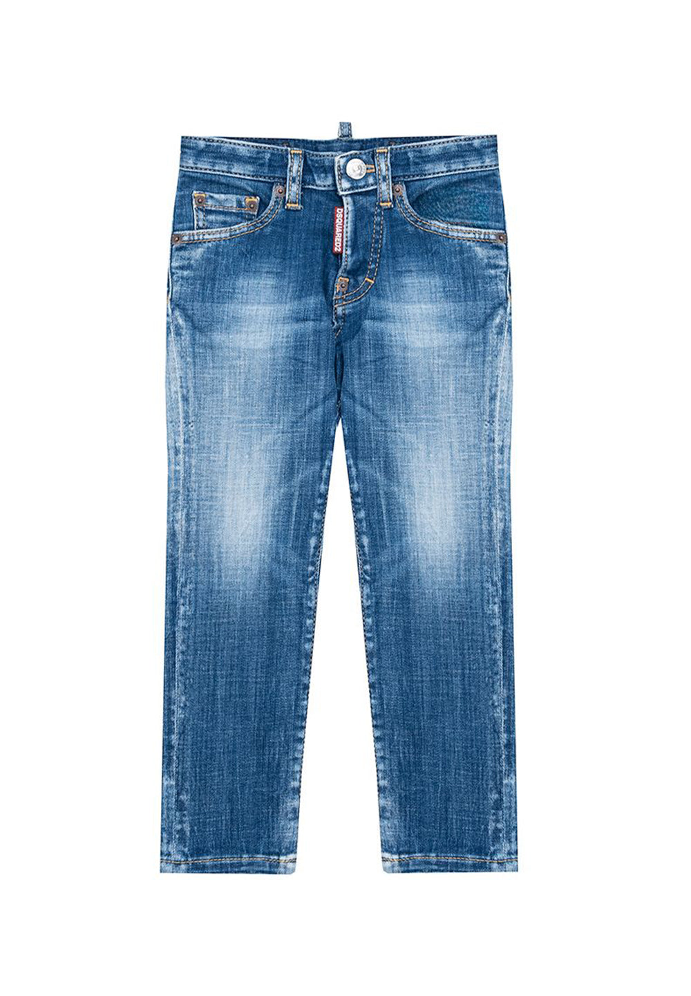 Jeans blu denim per bambino