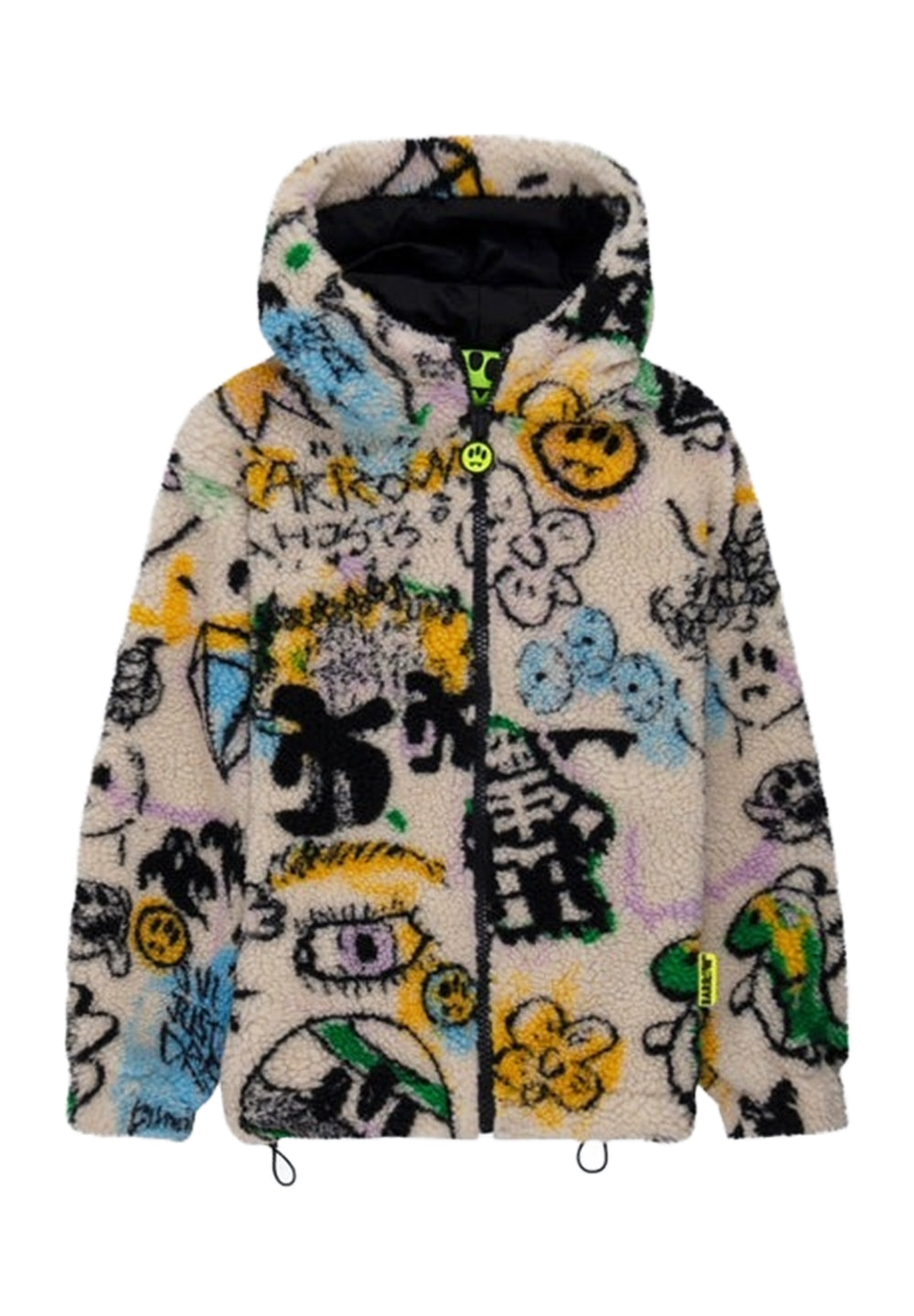 Veste en peluche crème pour fille