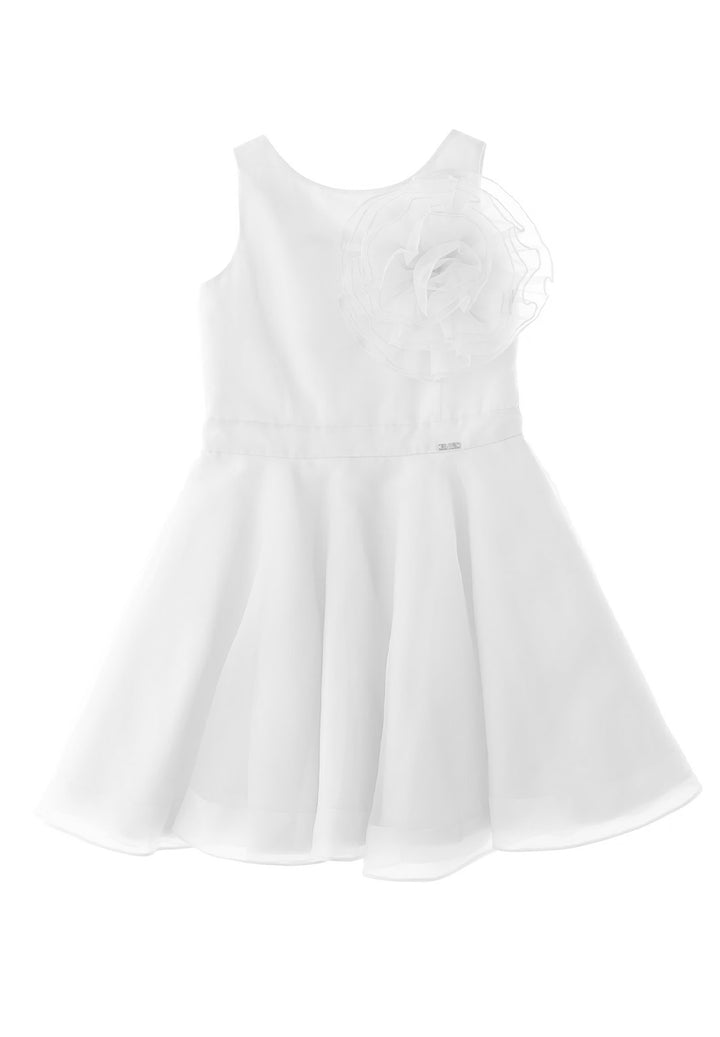 Robe en tulle blanc pour fille