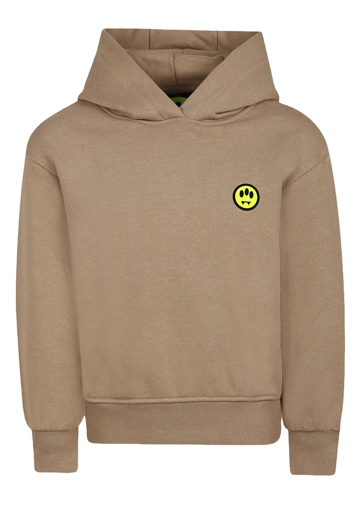 Felpa cappuccio marrone per bambino