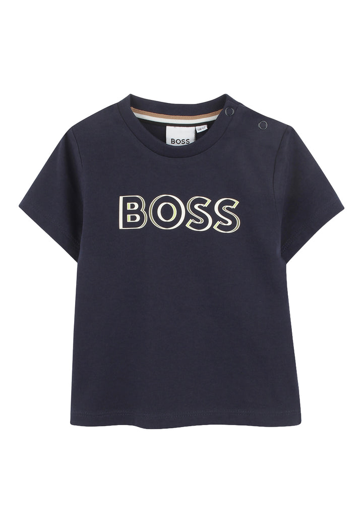 T-shirt bleu pour nouveau-nés