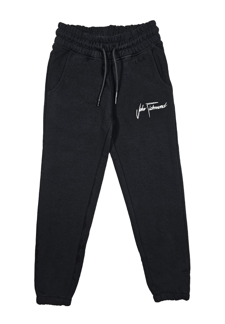 Pantalone felpa nero per bambina