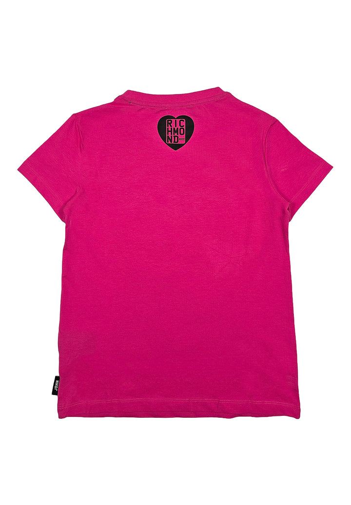 T-shirt fuxia per bambina