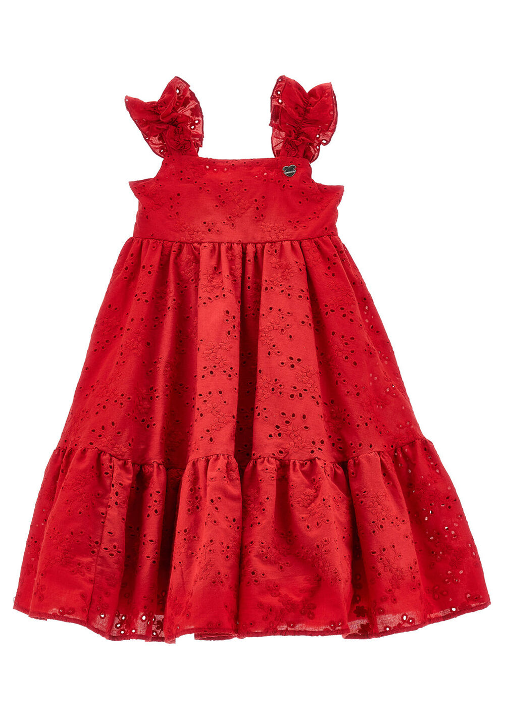Vestito rosso per bambina