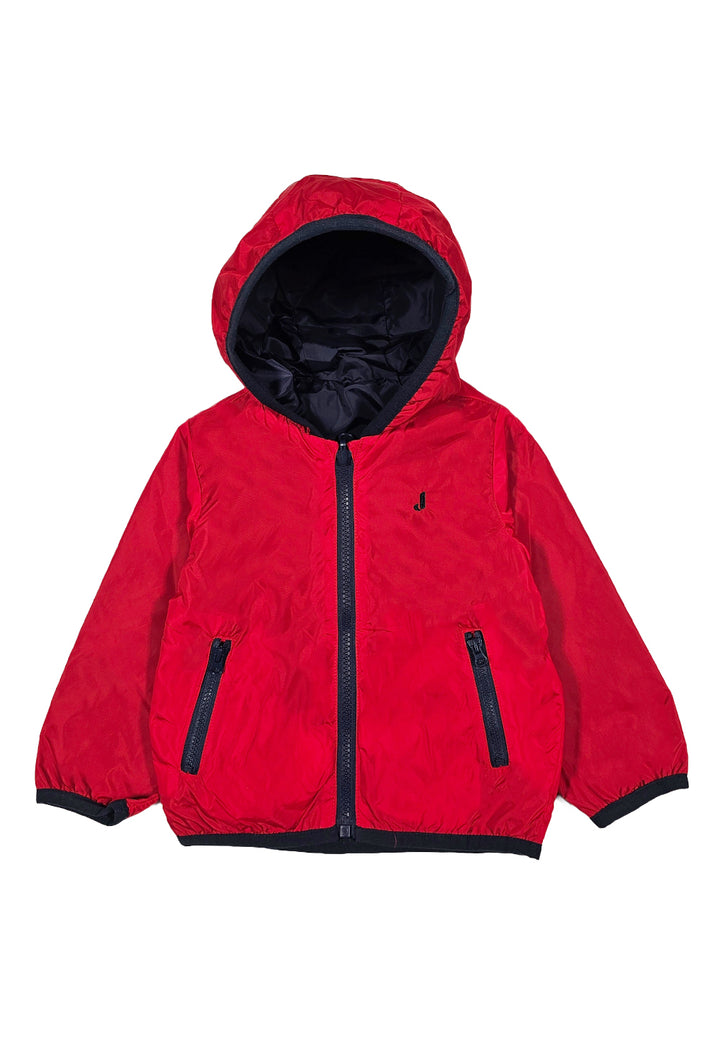 Giubbino reversibile rosso-blu per bambino