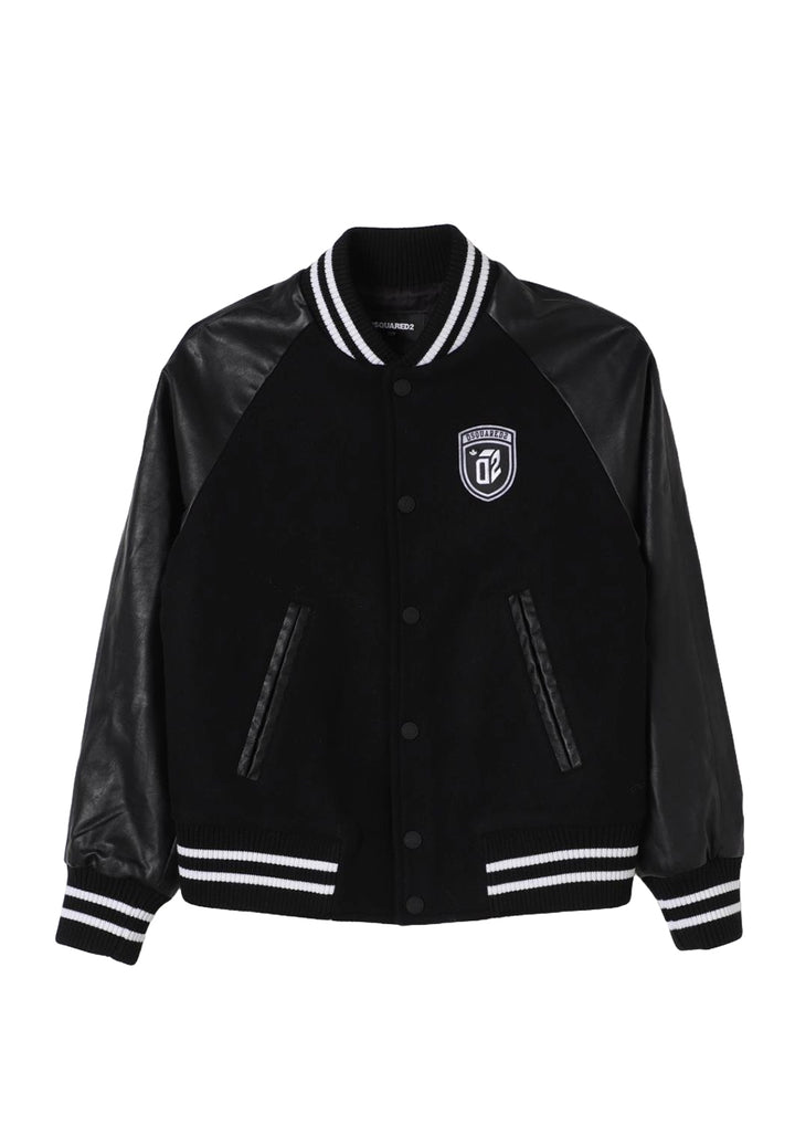 Blouson aviateur noir pour garçon