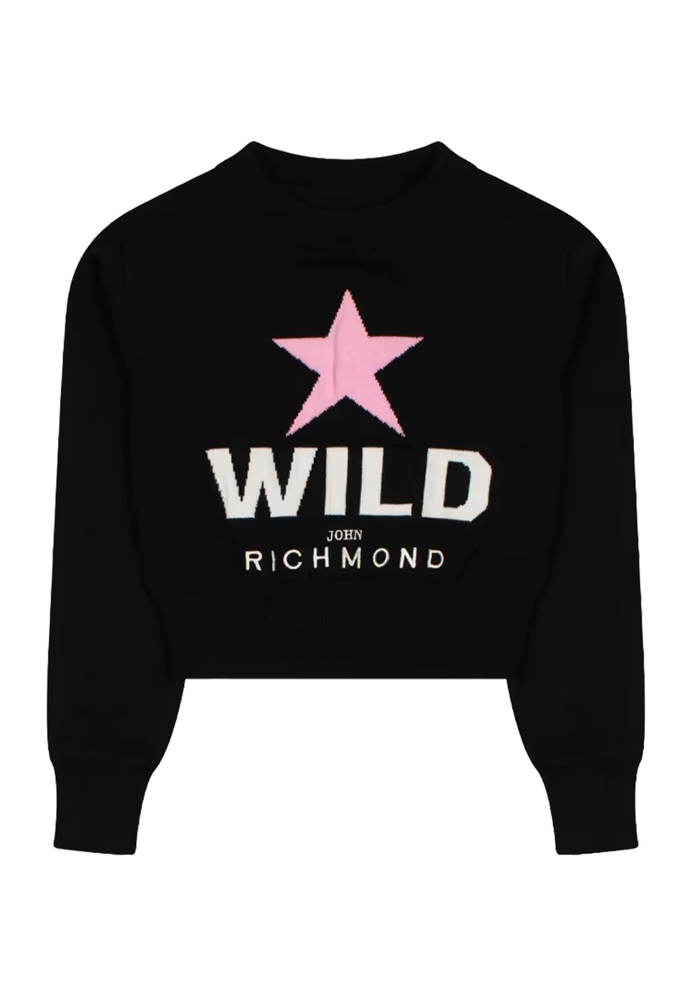 Schwarzer Pullover für Mädchen