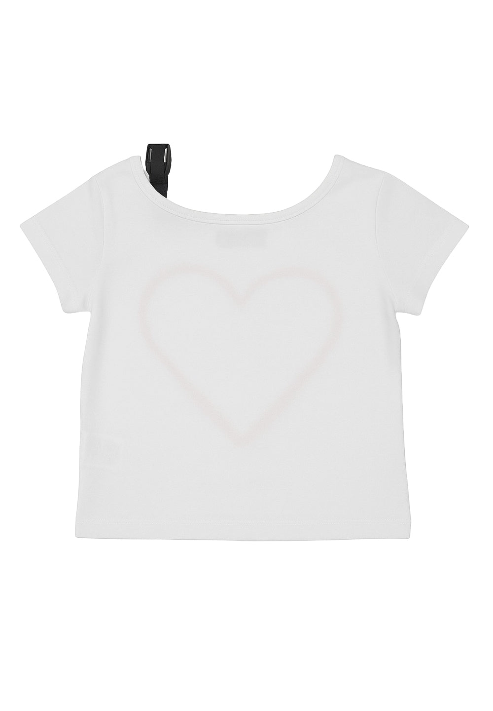 T-shirt bianca per bambina