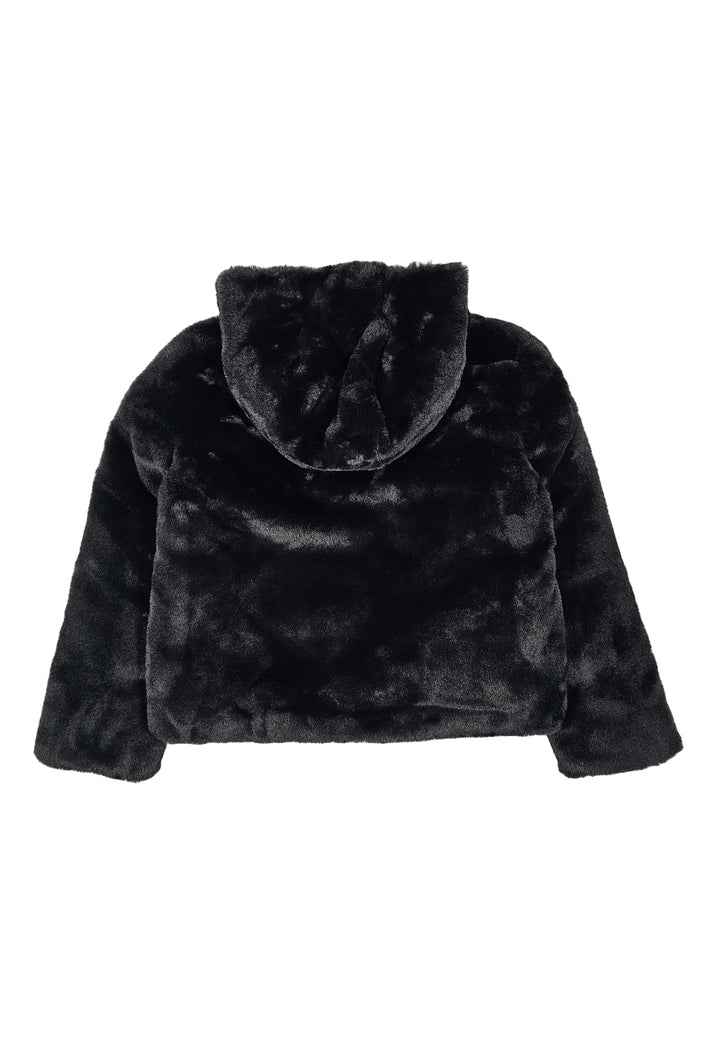 Veste réversible noire pour fille
