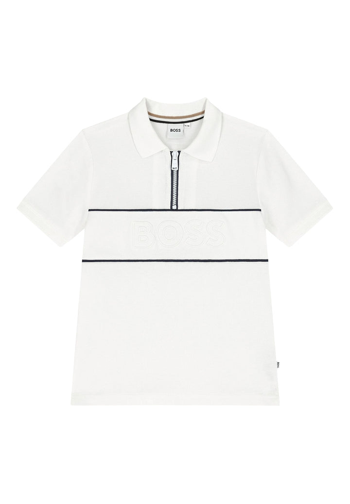 Polo blanc pour enfant