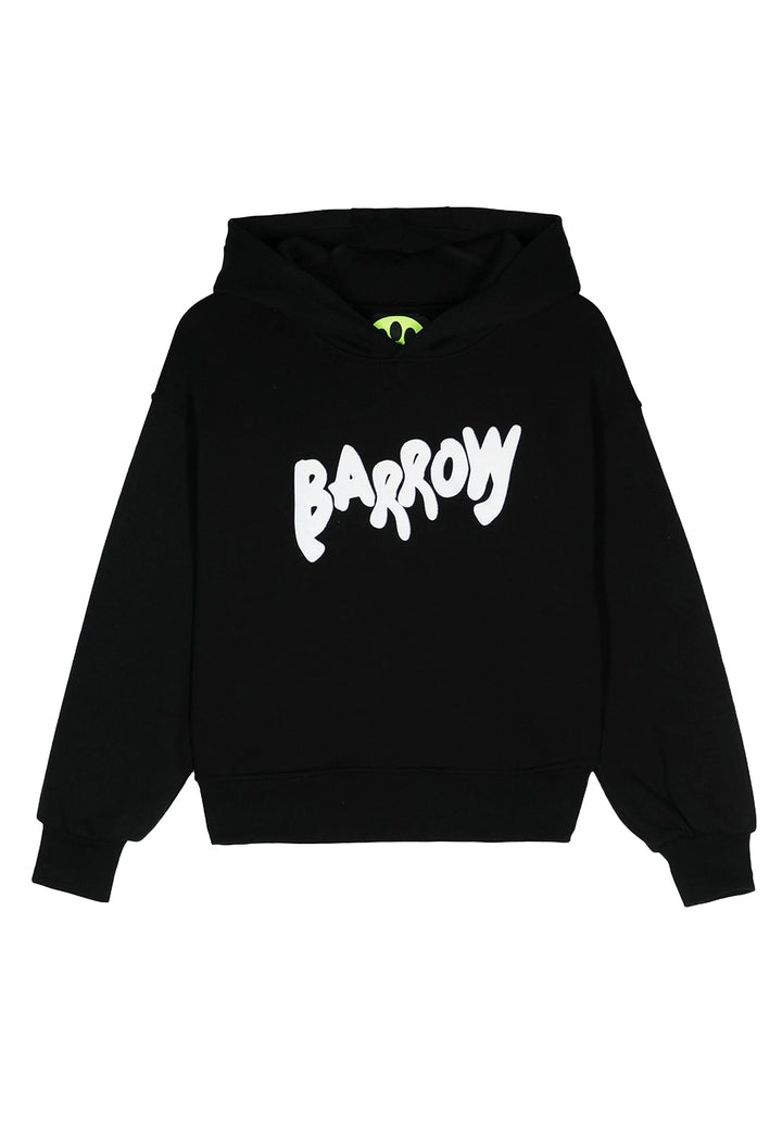 Felpa cappuccio nnera per bambina