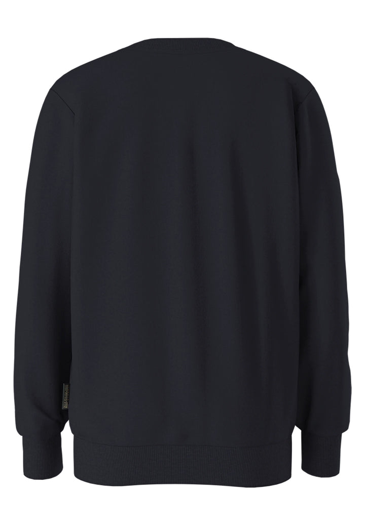 Blaues Sweatshirt mit Rundhalsausschnitt für Jungen