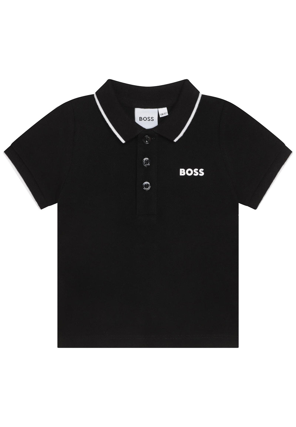 Polo noir pour nouveau-nés