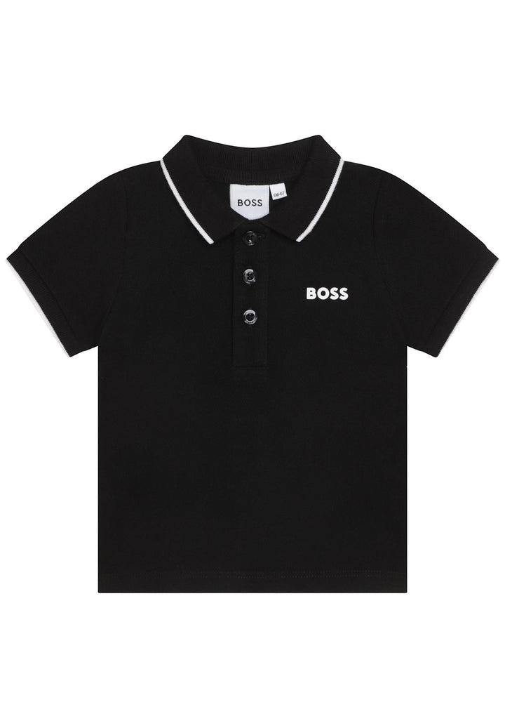 Polo noir pour nouveau-nés
