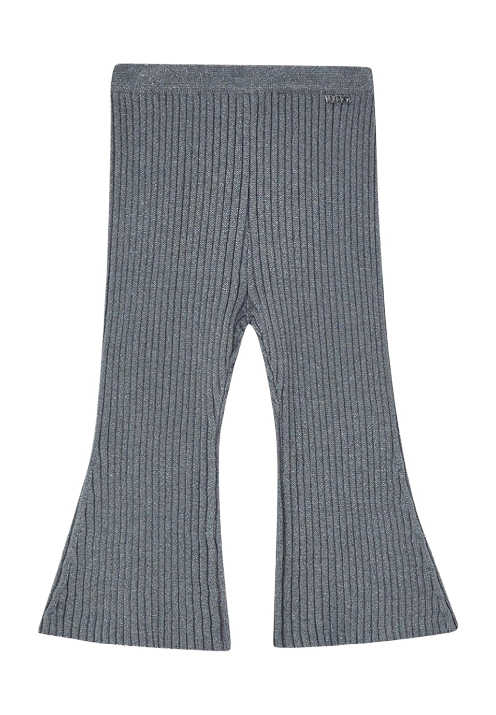 Pantalone maglia grigio per bambina