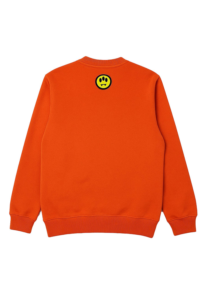 Felpa girocollo arancione unisex