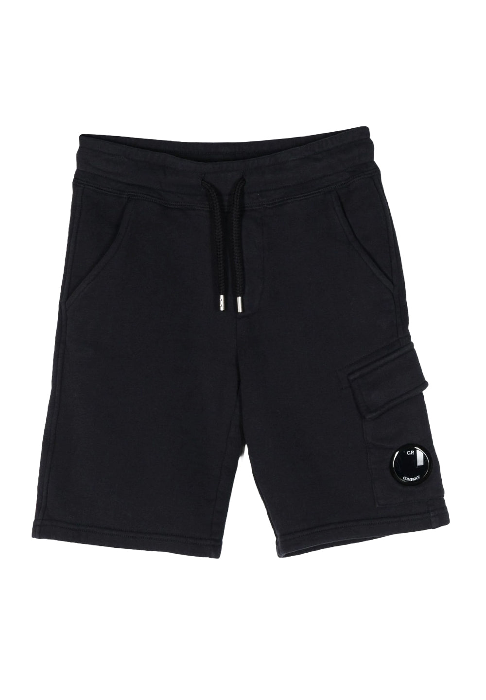 Bermuda felpa nero per bambino