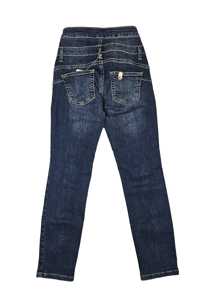 Jeans blu denim per bambina