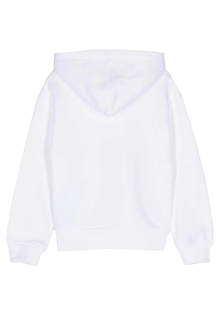 Weißes Kapuzensweatshirt für Jungen
