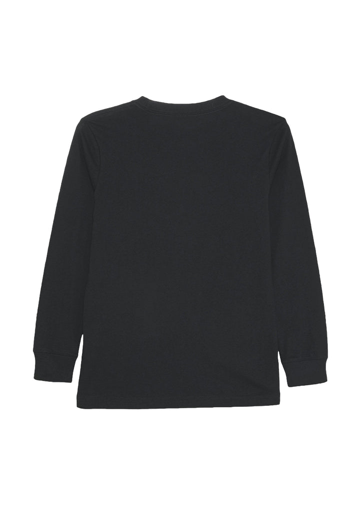 T-shirt nera per bambino