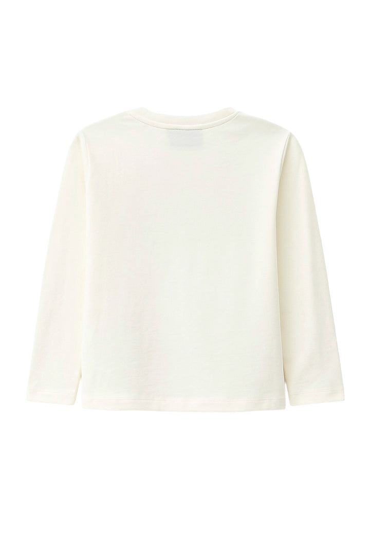 T-shirt crema per bambino