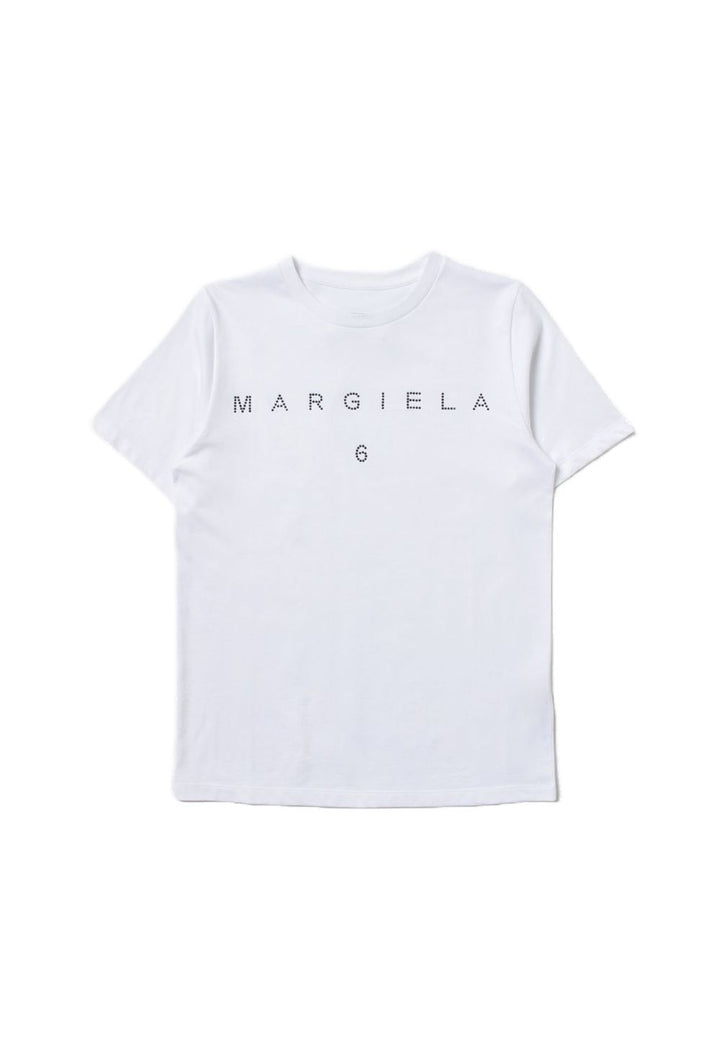 T-shirt bianca per bambina