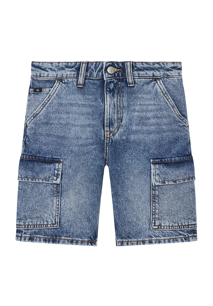 Bermuda denim blu per bambino