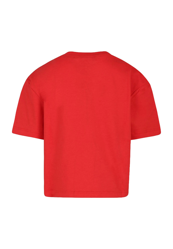 T-shirt rossa per bambina