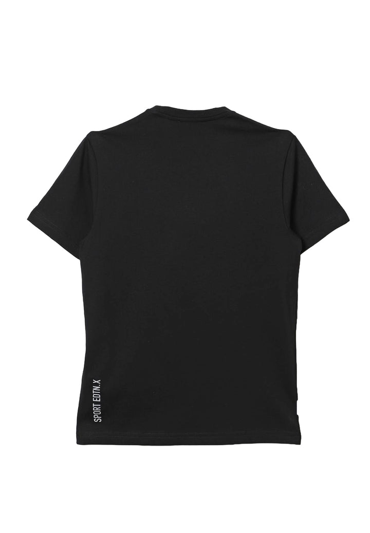 T-shirt nera per bambino