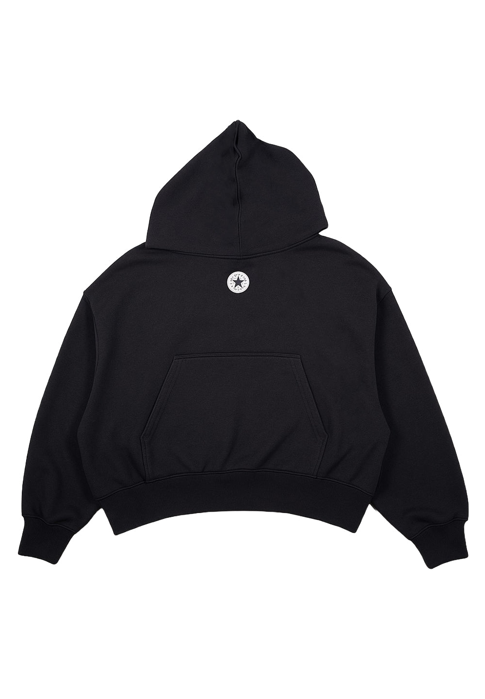 Schwarzes Kapuzensweatshirt für Mädchen