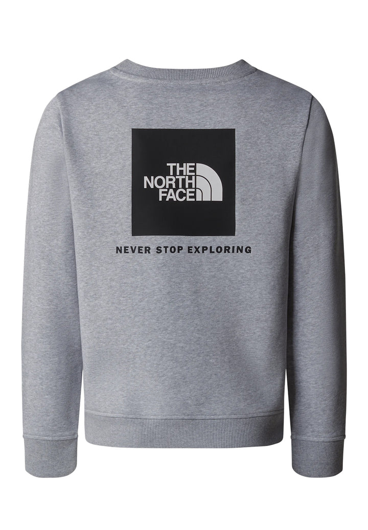 Sweat-shirt ras du cou gris pour enfant