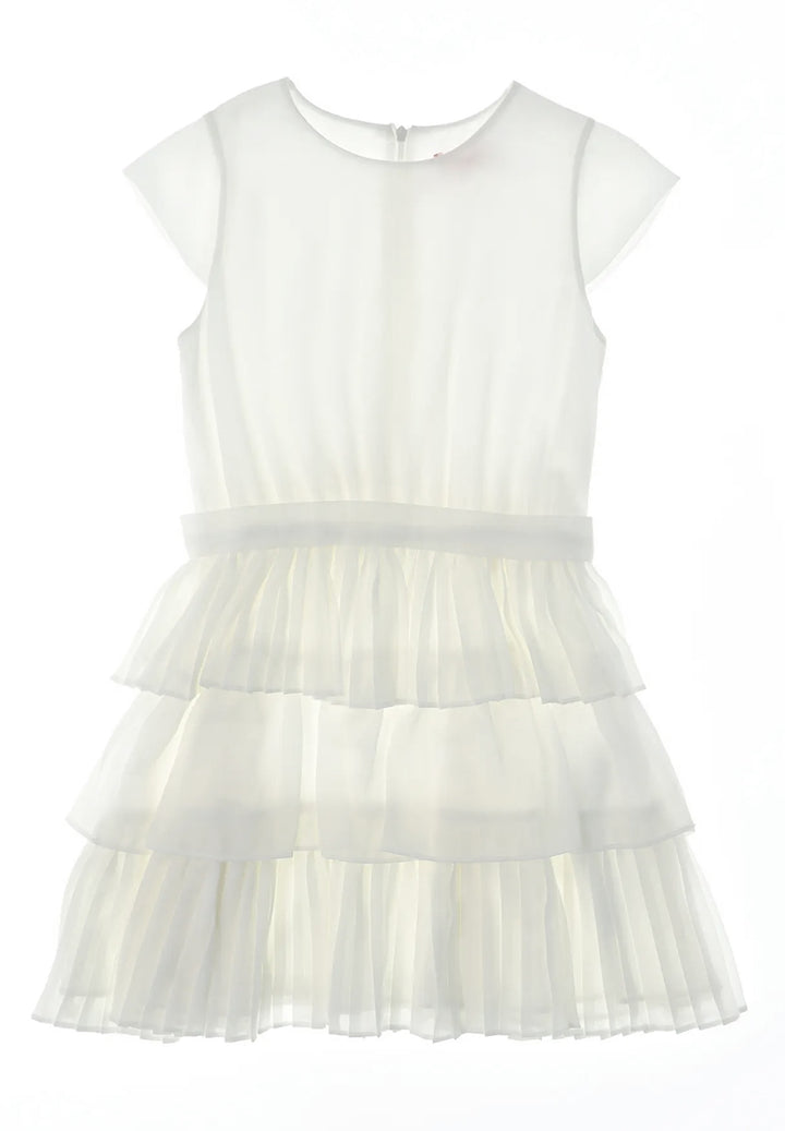 Robe en tulle blanc pour fille