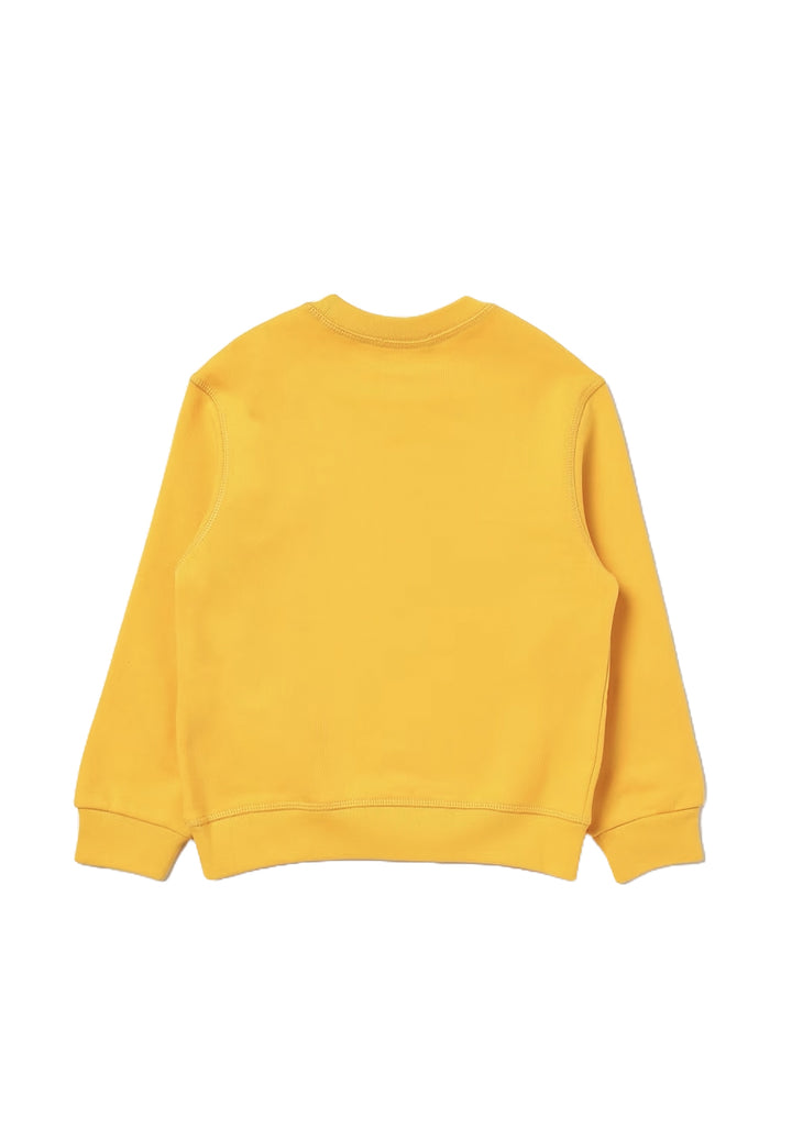 Felpa girocollo giallo per bambino