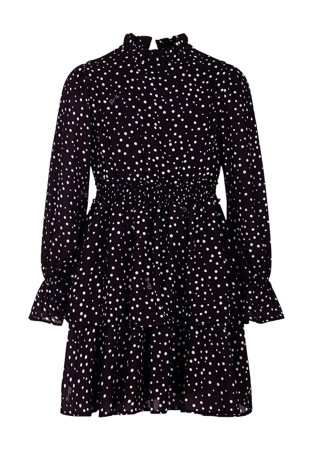 Schwarzes Kleid für kleines Mädchen