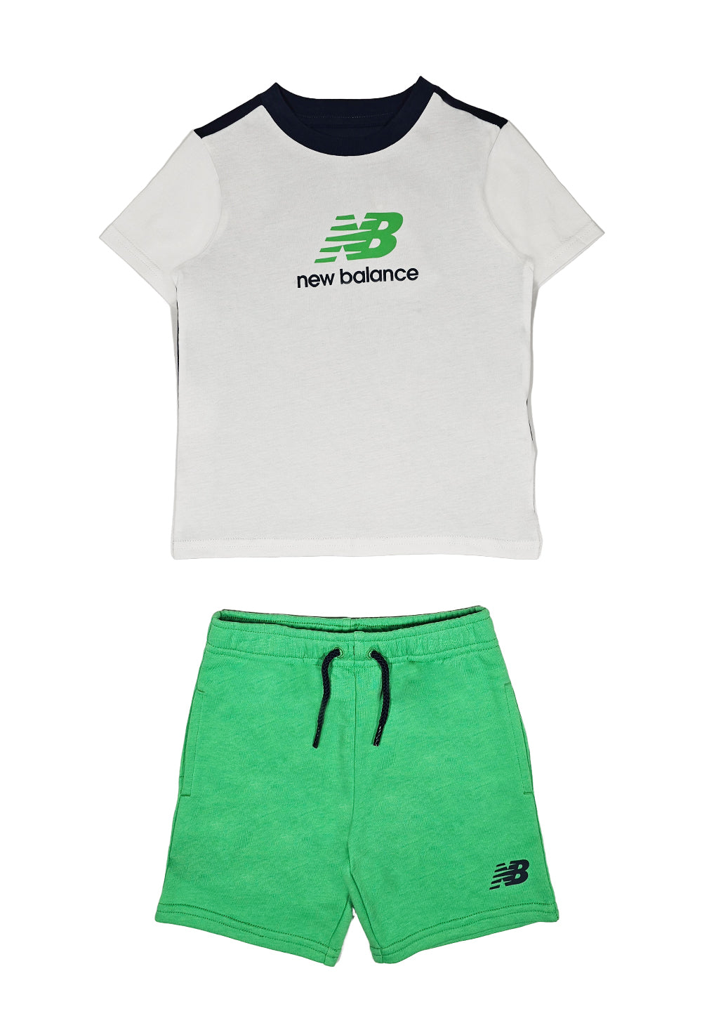 Ensemble blanc et vert pour enfants