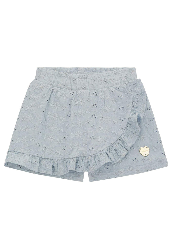 Short bleu clair pour fille