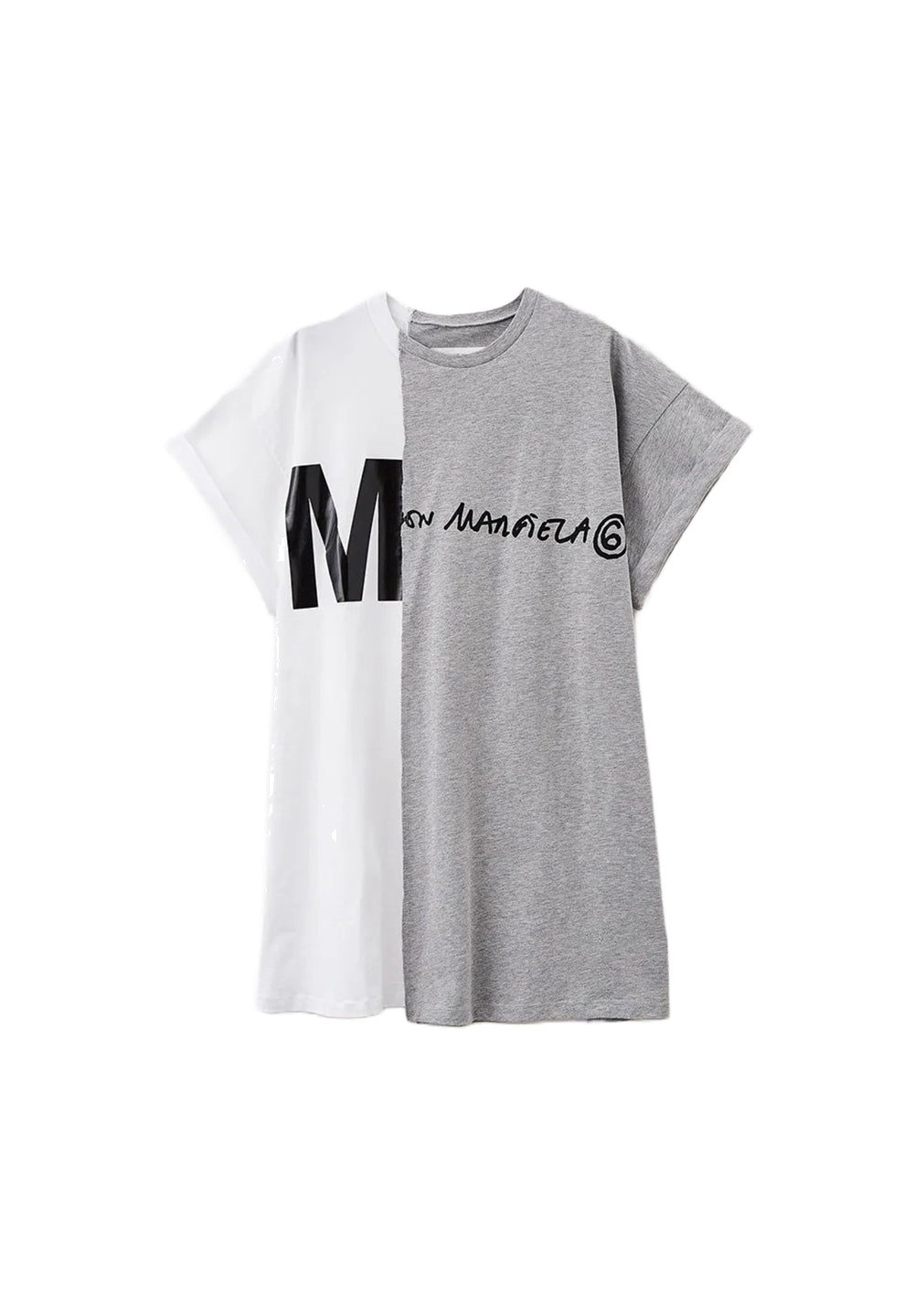 T-shirt grigio-bianca per bambina - Primamoda kids