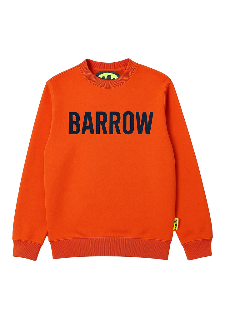 Felpa girocollo arancione unisex