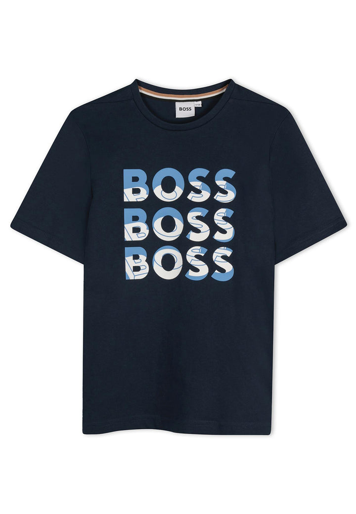 T-shirt bleu marine pour garçon
