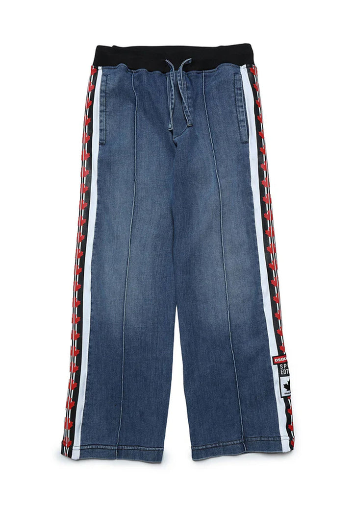 Pantaloni blu denim per bambina