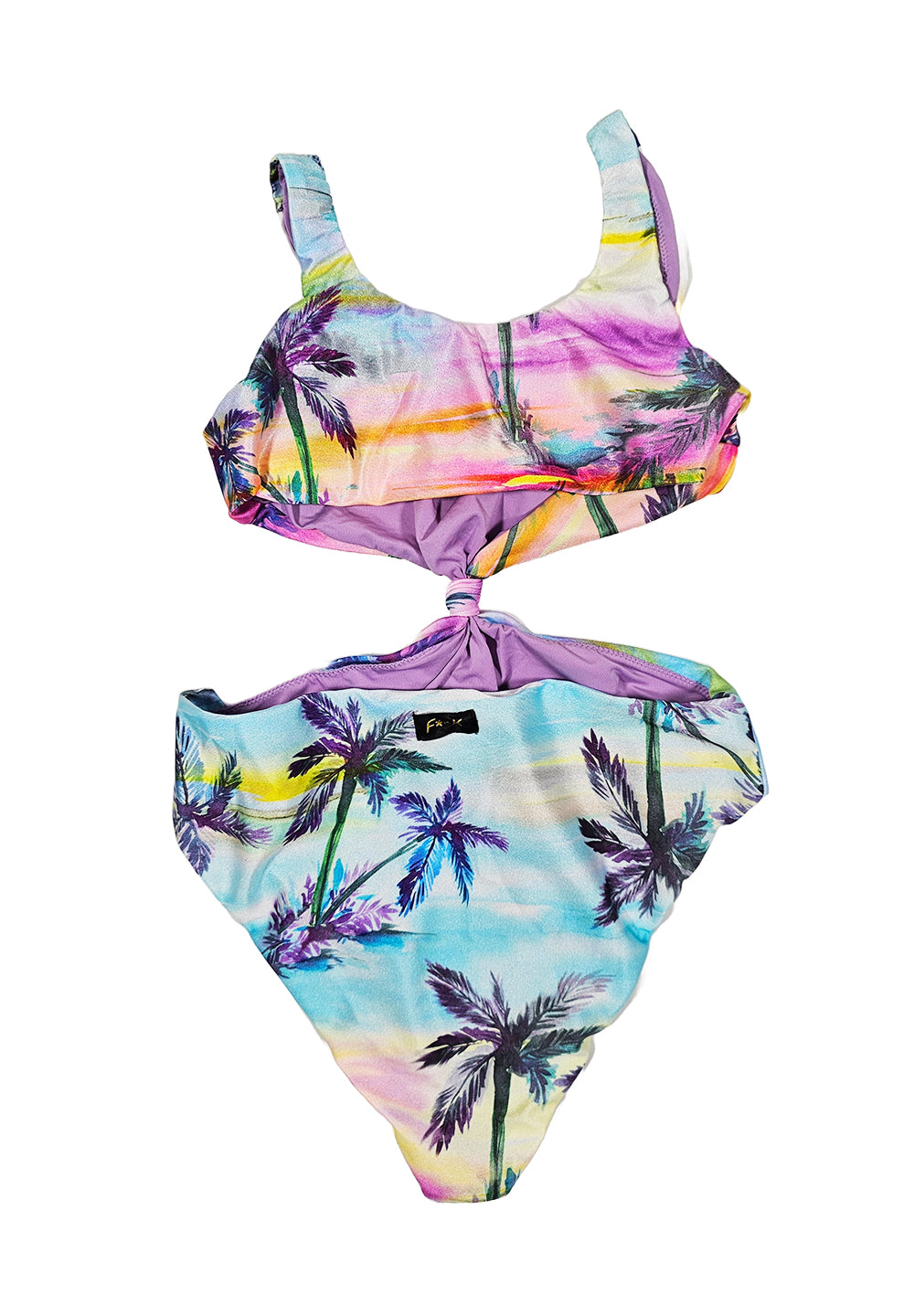 Costume intero multicolor per bambina