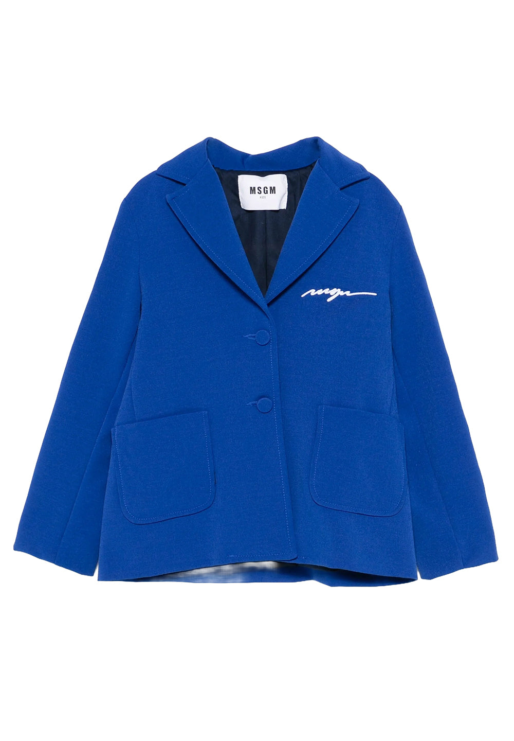 Veste bleu roi pour fille