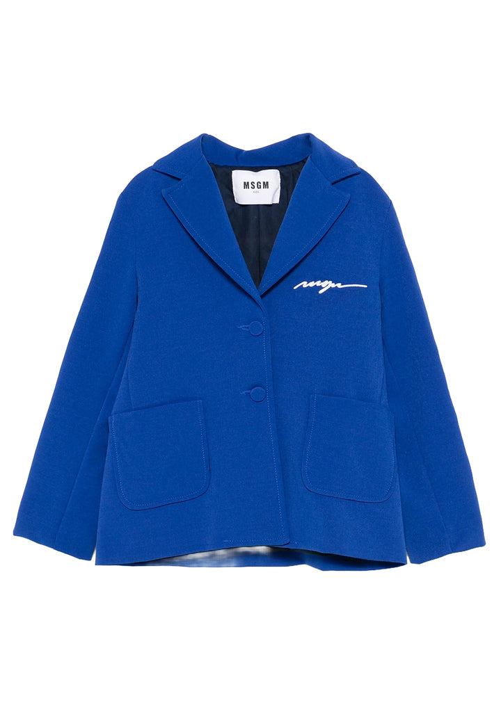 Veste bleu roi pour fille