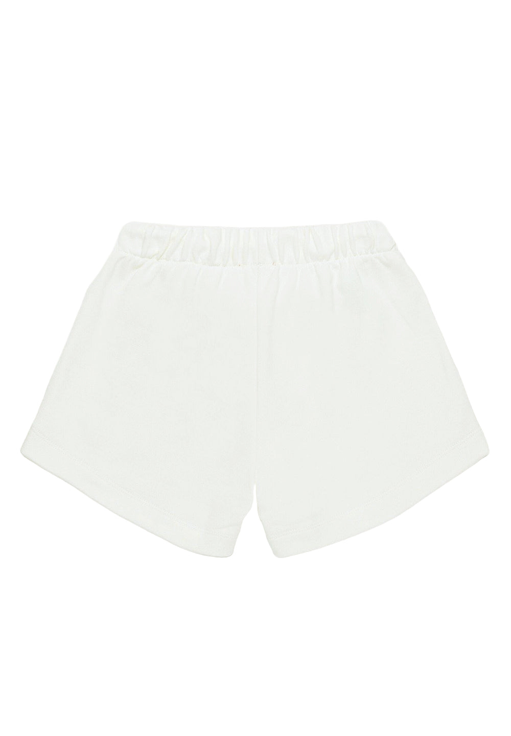 Bermuda felpa crema per bambino